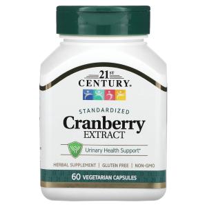 21st Century Cranberry Extract, Standardized, Vegetarian Capsules