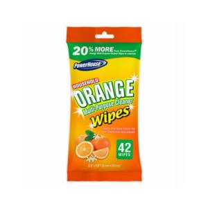 PowerHouse Orange Citrus All Purpose Cleaner Wipes