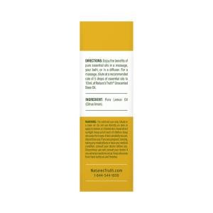 Nature's Truth Pure Essential Oil, Cleansing Lemon 0.51 Fl Oz