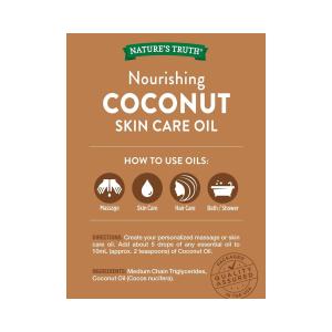 Nature's Truth Skin Care Oil, Coconut, Nourishing 4 Fl Oz