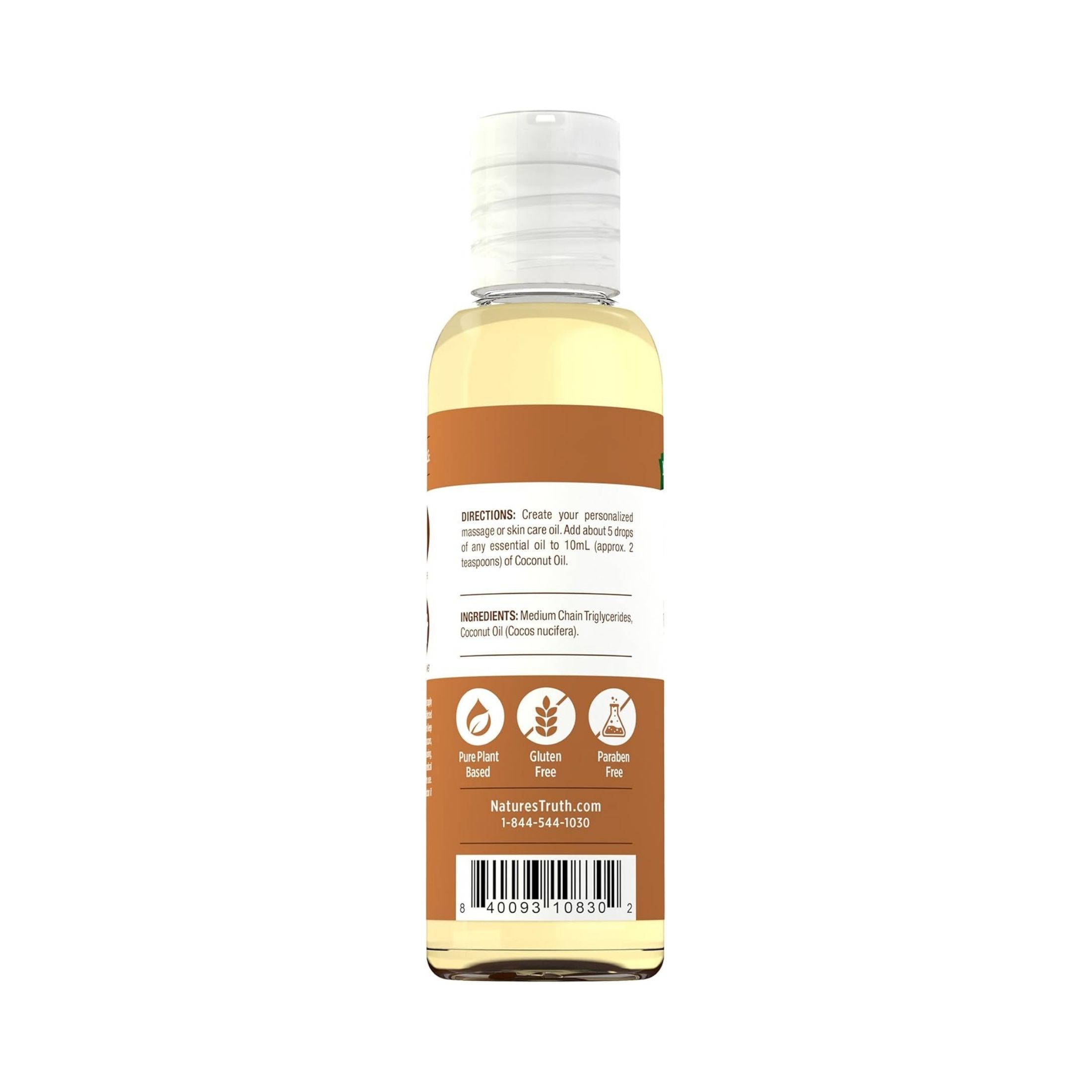 Nature's Truth Skin Care Oil, Coconut, Nourishing 4 Fl Oz