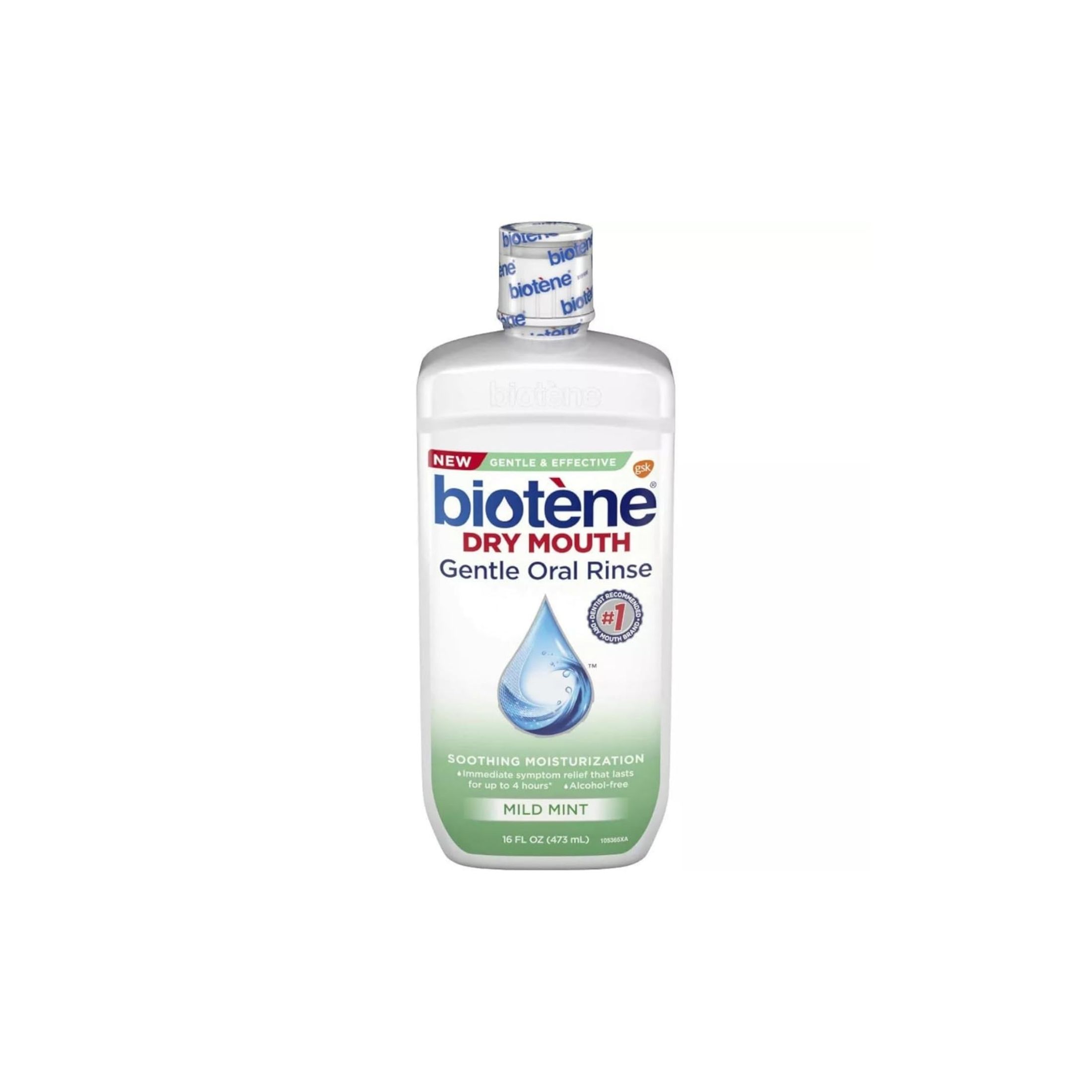 Biotene Dry Mouth Mild Mint Gentle Oral Rinse 16 Fl Oz