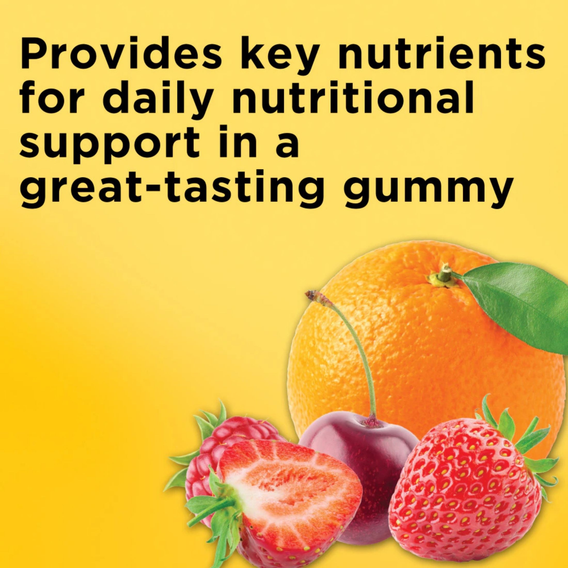 Nature Made Multivitamin Orange Cherry & Mixed Berry Flavored Adult Gummies