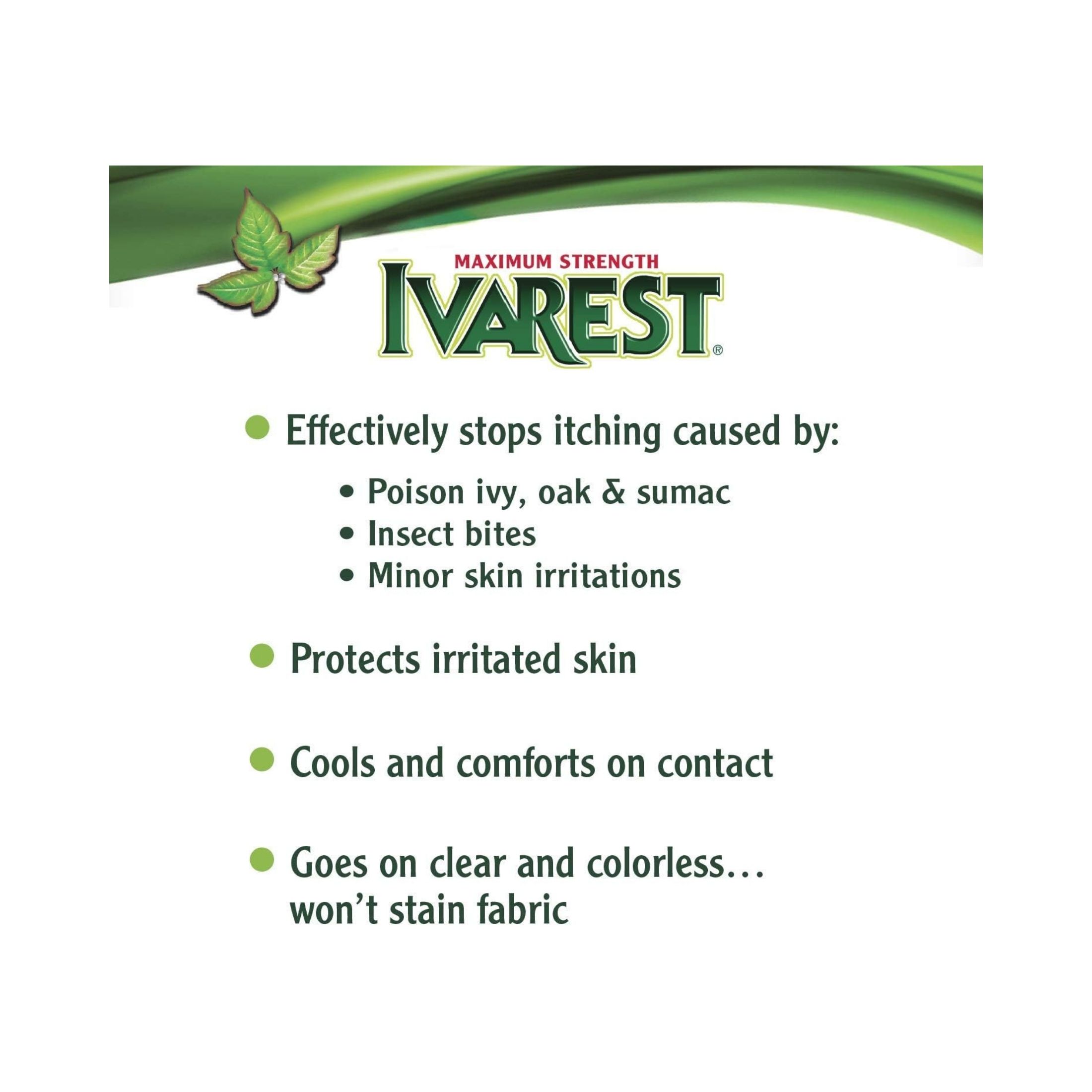 Ivarest Poison Ivy Itch Spray, Maximum Strength 3.4 Fl Oz