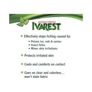 Ivarest Poison Ivy Itch Spray, Maximum Strength 3.4 Fl Oz