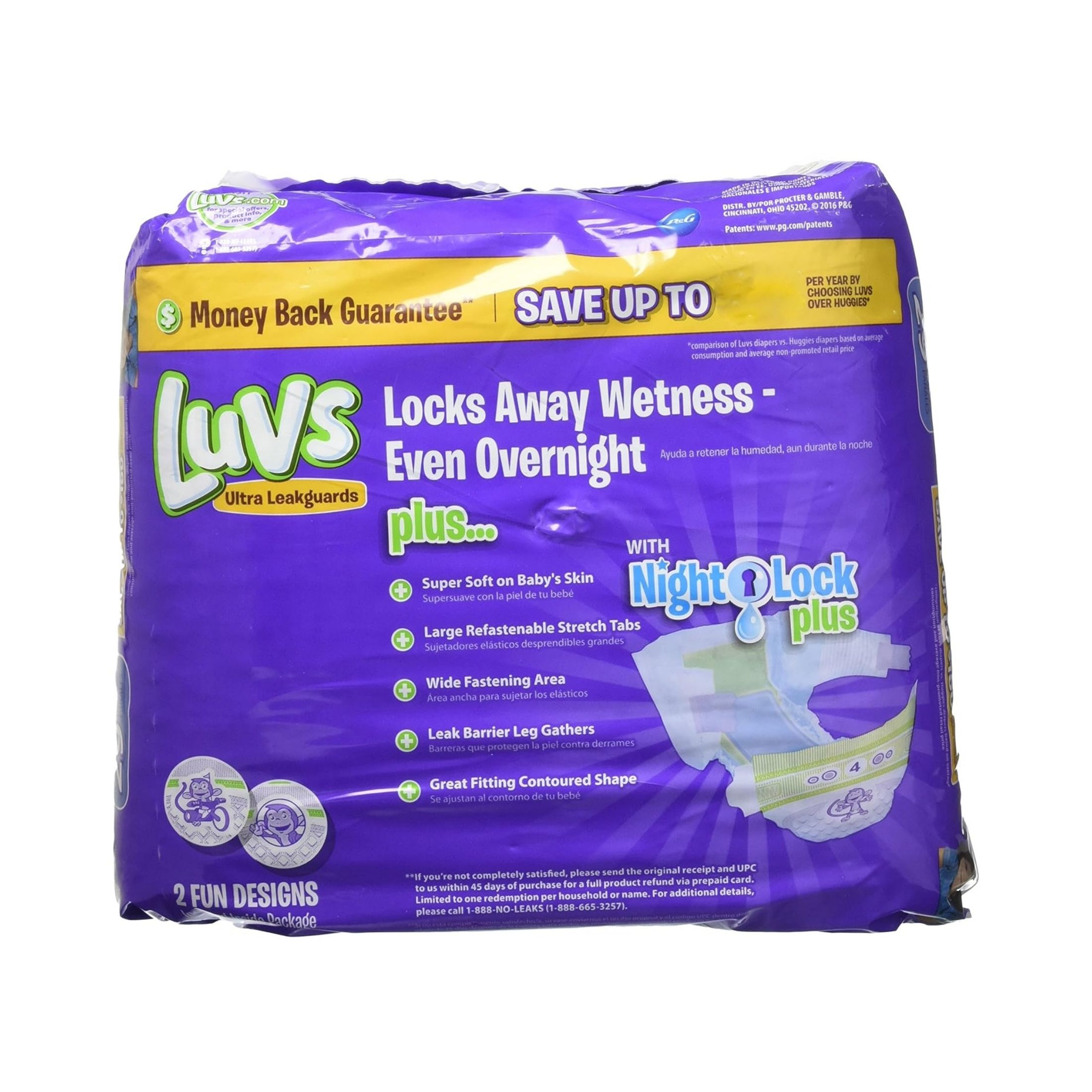 Luvs Ultra Leakguards Size 4 Diapers 29 Ct Pack
