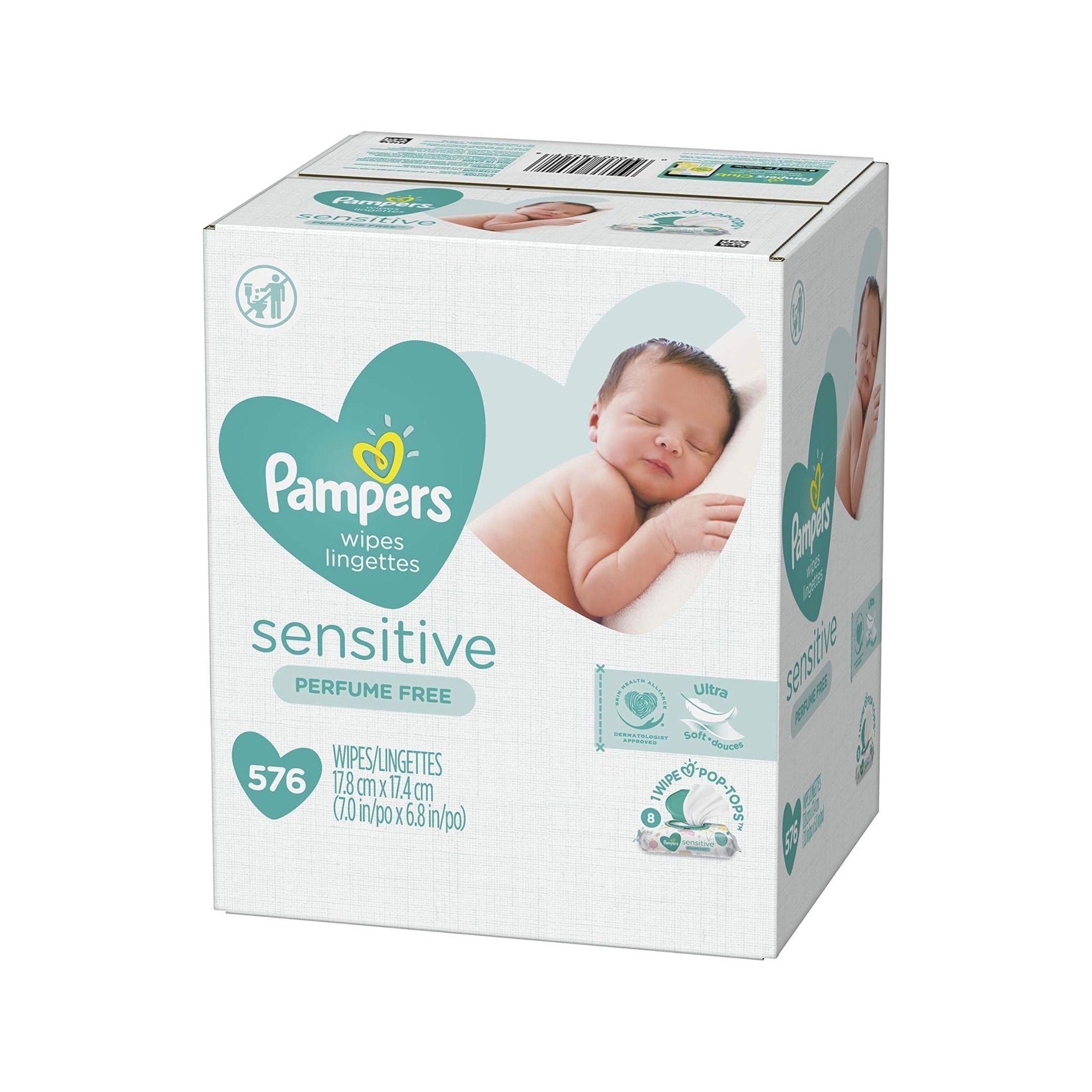 Pampers Sensitive Baby Wipes Travel Pack