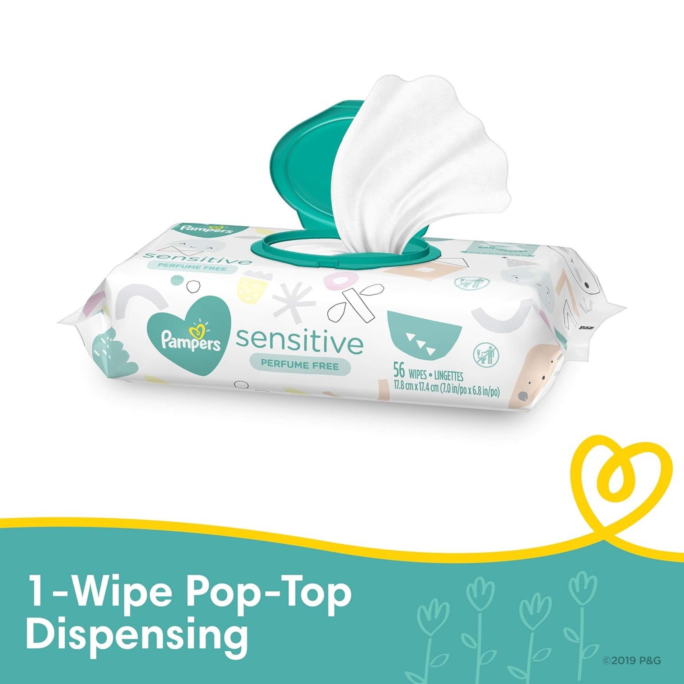 Pampers Sensitive Baby Wipes Travel Pack