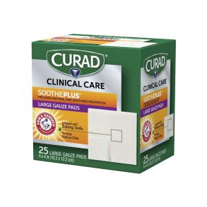 Curad Sootheplus Large Gauze Pads
