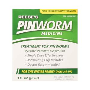 Reese's Pinworm Medicine, Full Prescription Strength 1 Fl Oz