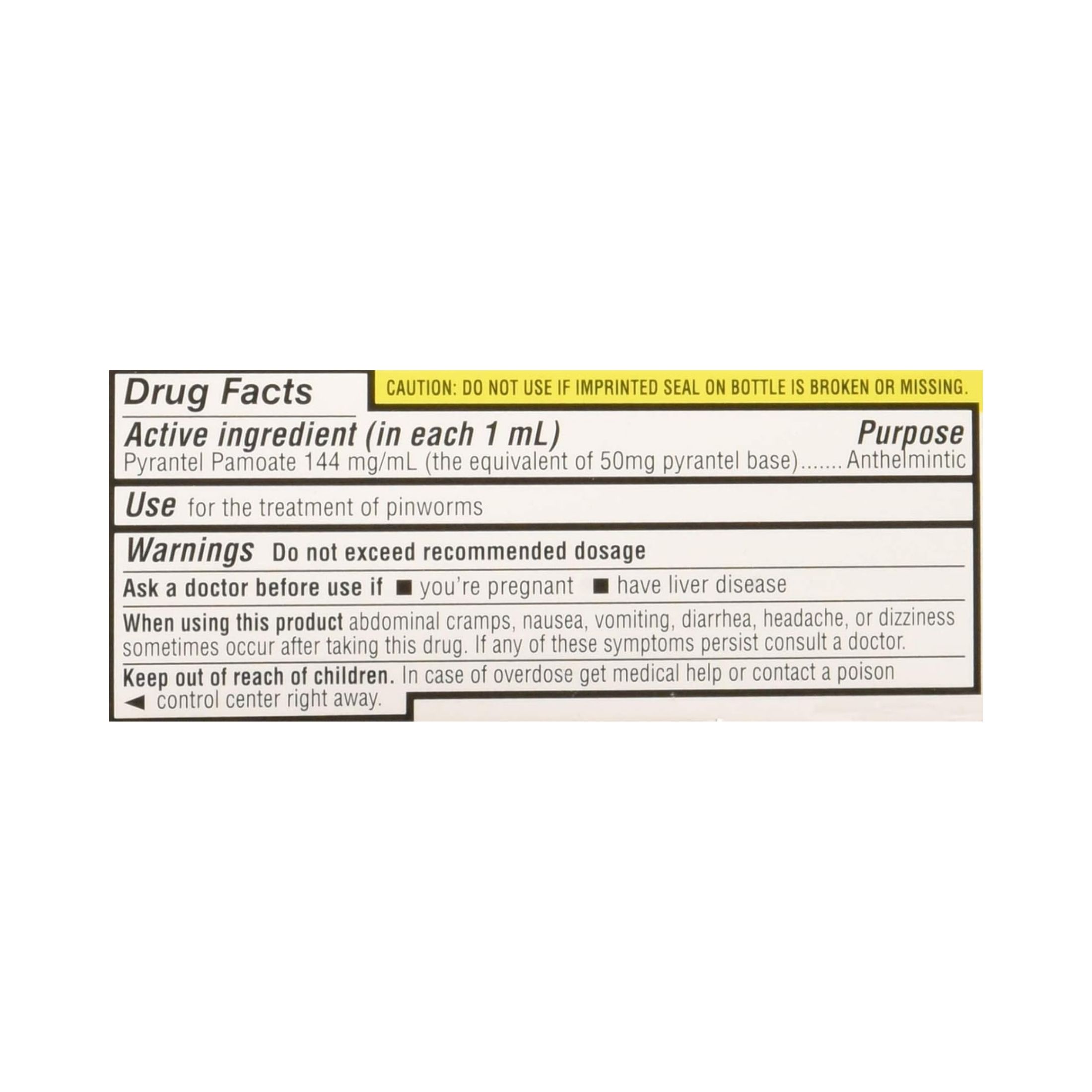 Reese's Pinworm Medicine, Full Prescription Strength 1 Fl Oz