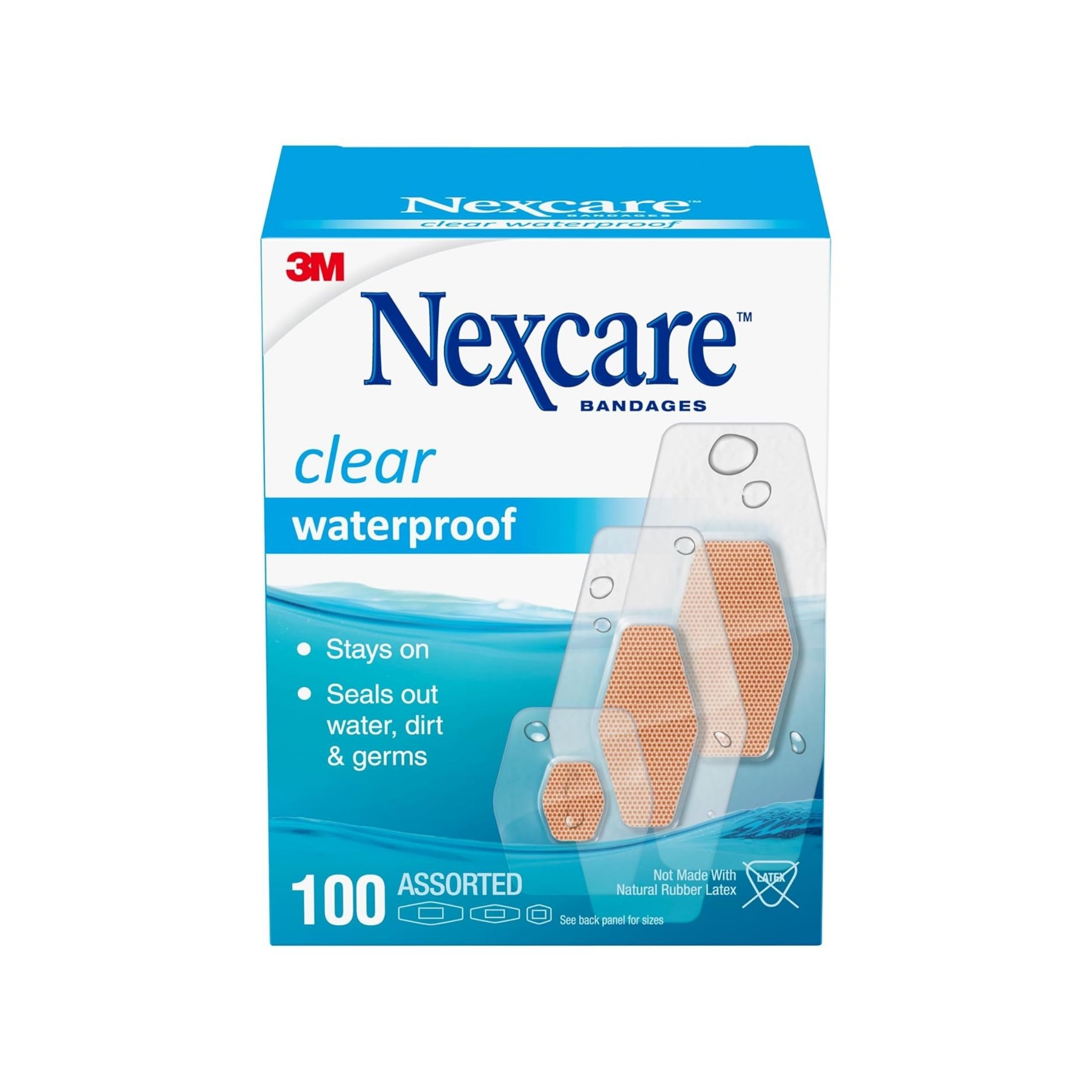 Nexcare Waterproof Bandages Assorted Sizes