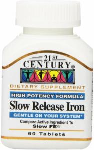 21st Century Iron Slow Release Formula Tab