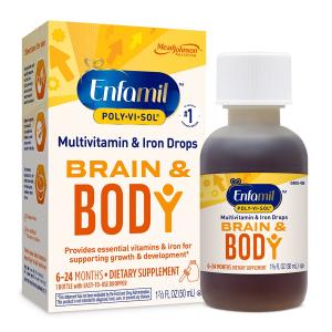 Enfamil Poly-Vi-Sol Multivitamin Supplement Drops With Iron For Infants And Toddlers, 50 mL