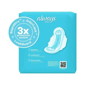 Always Maxi Extra Long Super Pads - Size 3 - 33ct