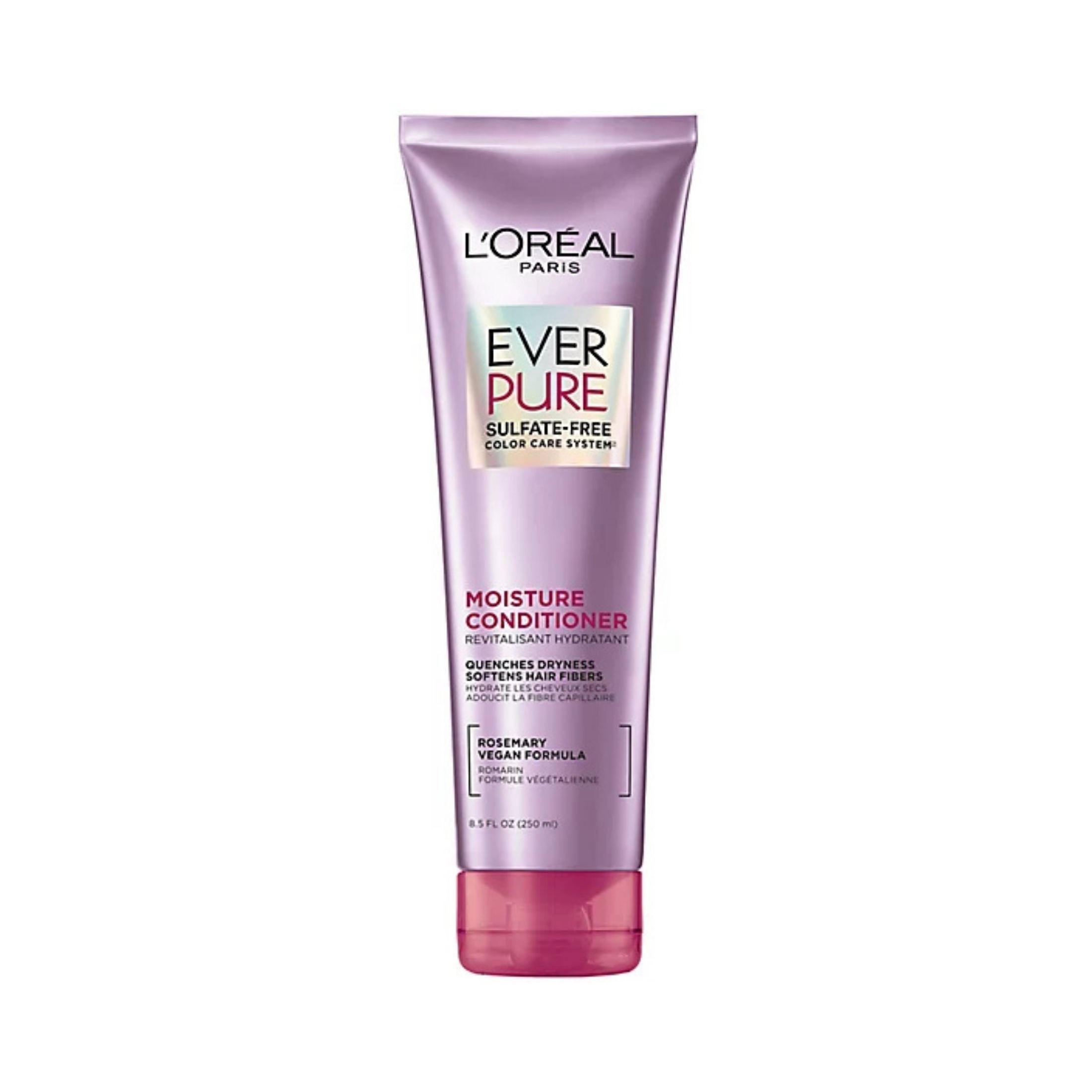 L'Oreal Paris EverPure Moisture Sulfate Free Conditioner For Color-Treated Hair, Rosemary, 8.5 Fl; Oz (Packaging May Vary)