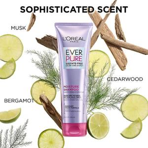 L'Oreal Paris EverPure Moisture Sulfate Free Conditioner For Color-Treated Hair, Rosemary, 8.5 Fl; Oz (Packaging May Vary)