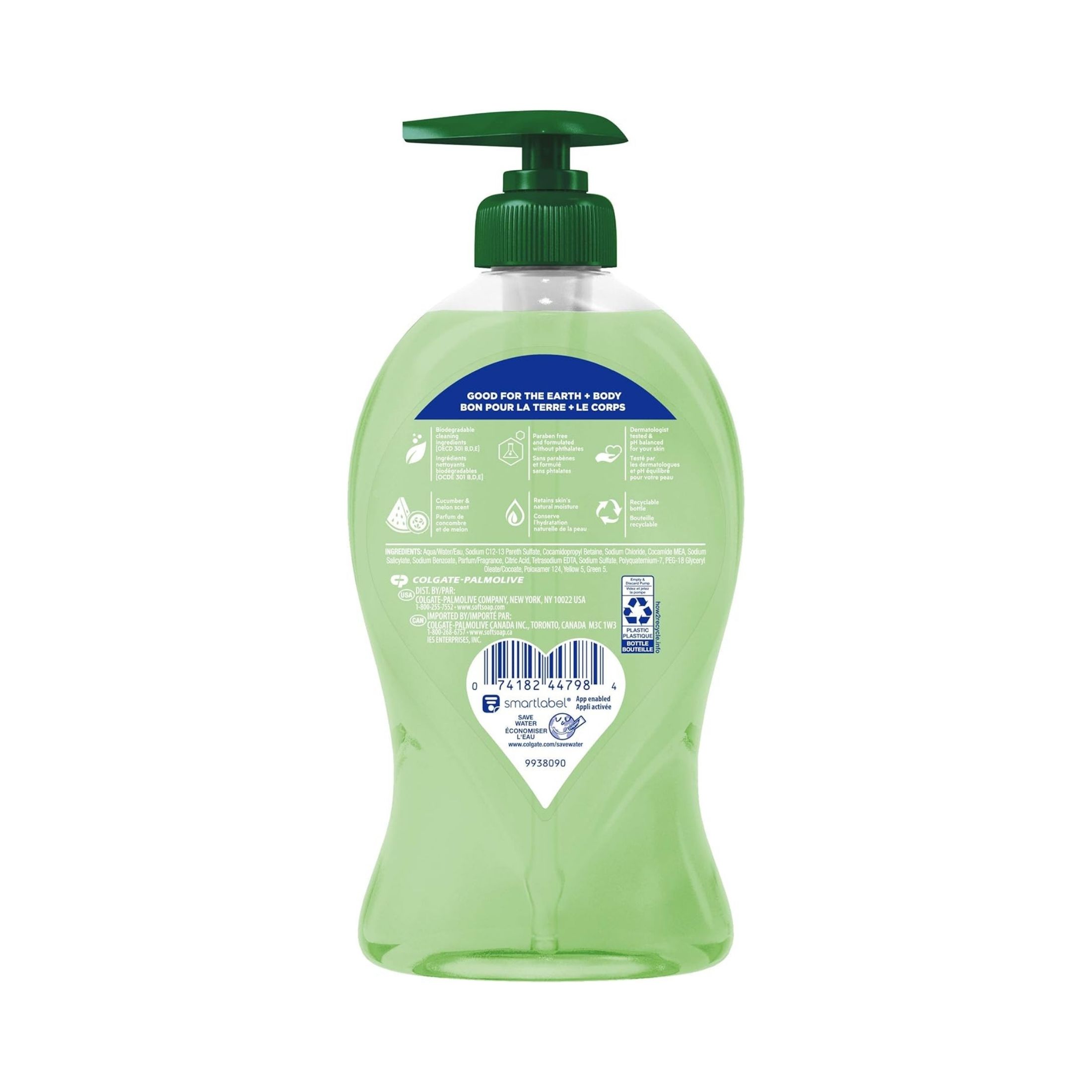 Softsoap Crisp Cucumber And Melon Liquid Hand - 11.25 Fl Oz
