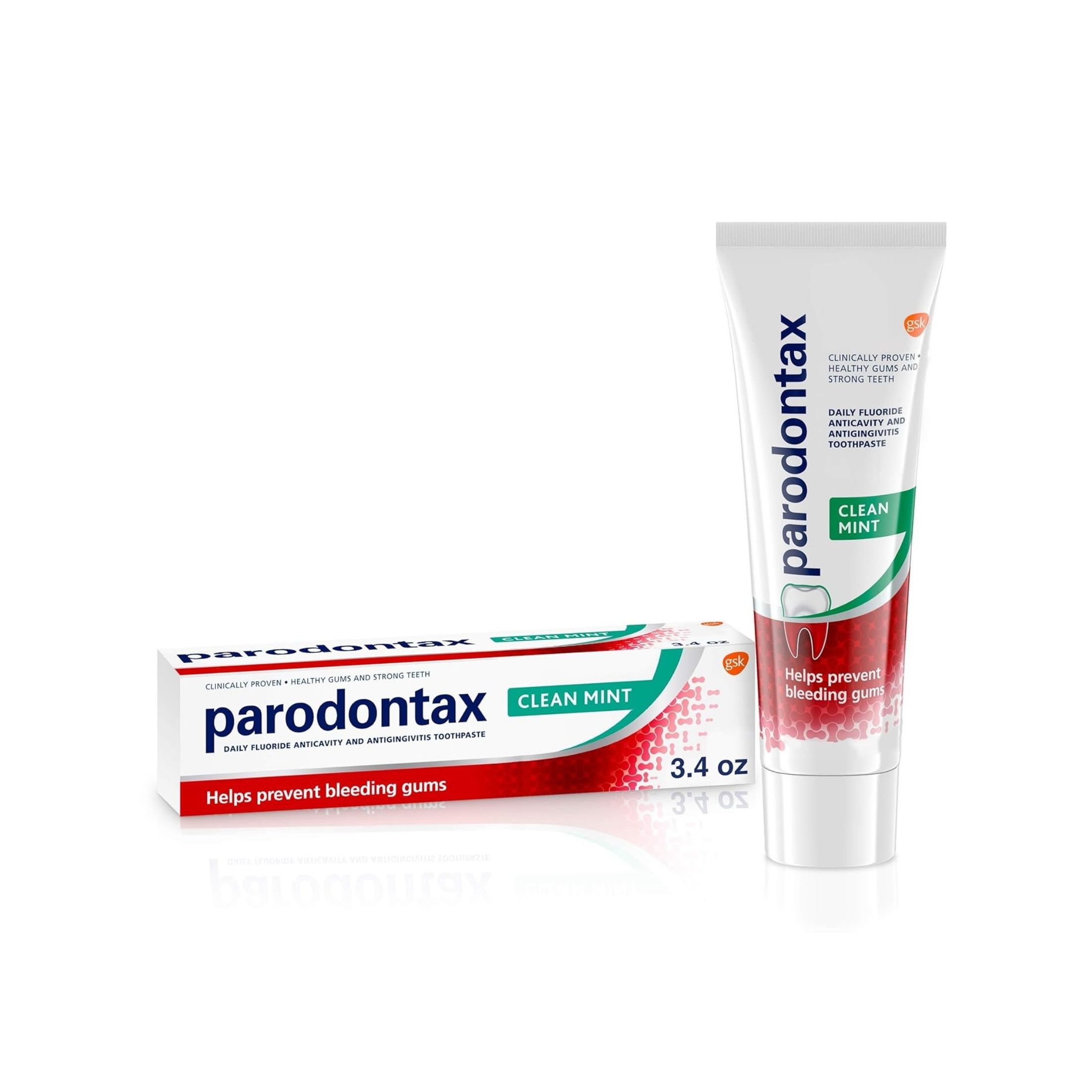 Parodontax Gingivitis Toothpaste For Bleeding Gums Clean Mint