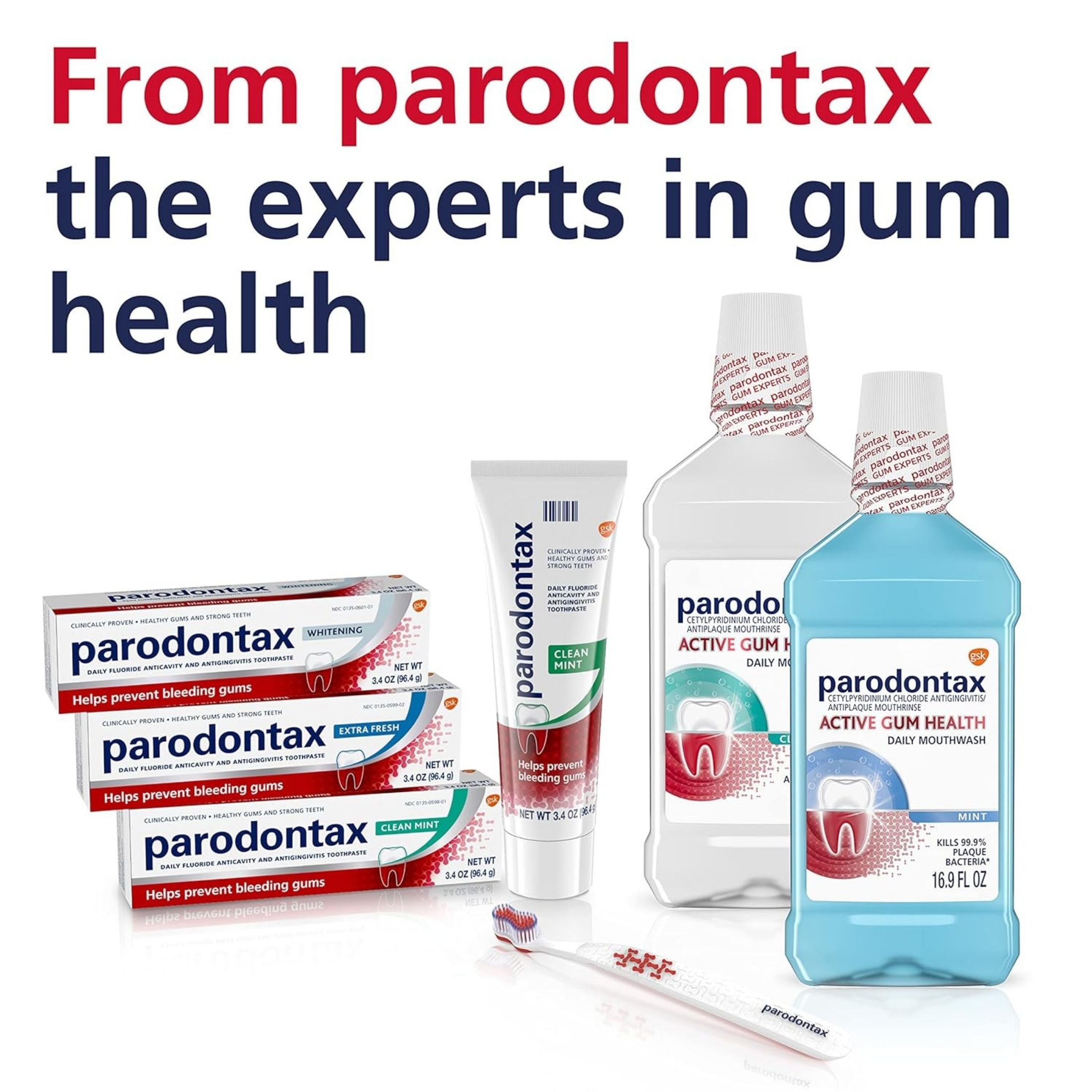 Parodontax Gingivitis Toothpaste For Bleeding Gums Clean Mint