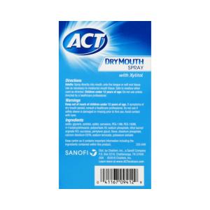 ACT Dry Mouth Spray, With Xylitol, Soothing Mint 1 Oz