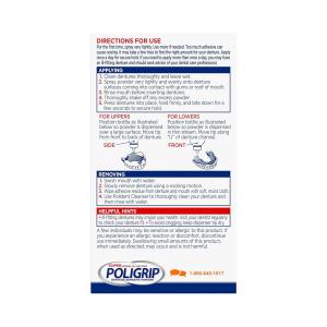Poligrip Super Extra Strength Denture Adhesive Powder, 1.6 Oz