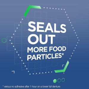 Poligrip Super Extra Strength Denture Adhesive Powder, 1.6 Oz