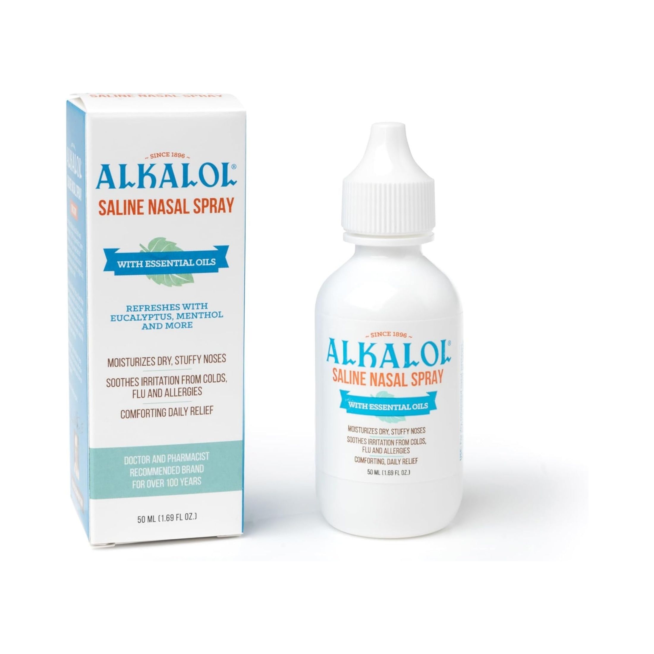 Alkalol Saline Nasal Spray - 1.69 Fl Oz