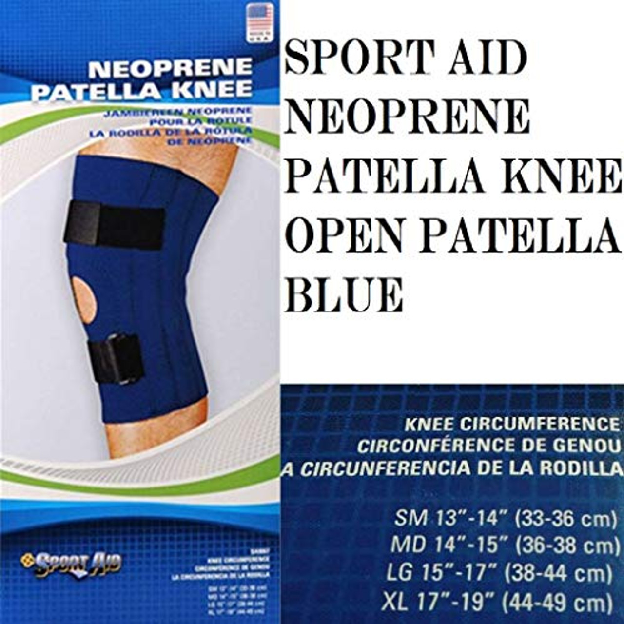Sport Aid Patella Knee Neoprene