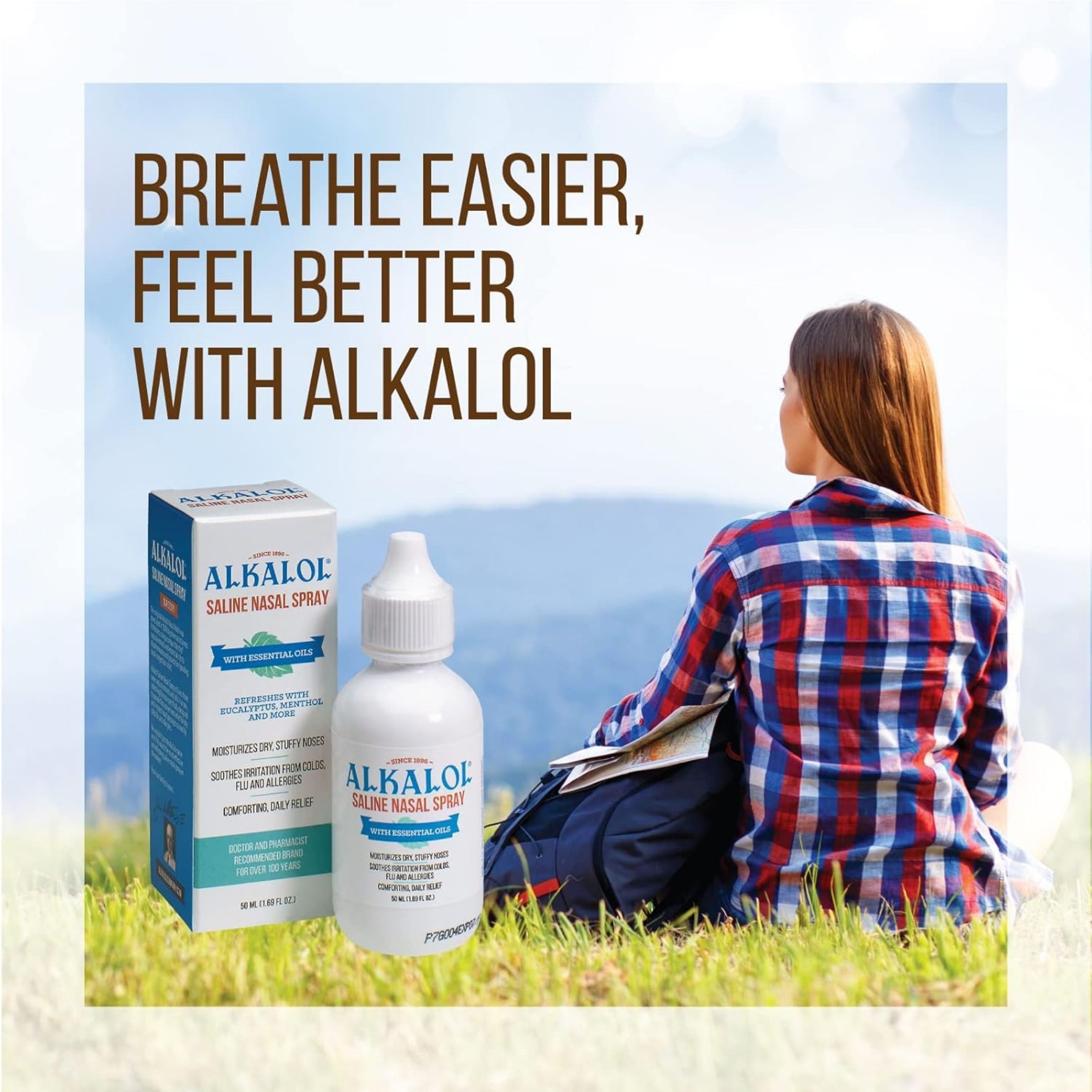 Alkalol Saline Nasal Spray - 1.69 Fl Oz