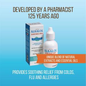 Alkalol Saline Nasal Spray - 1.69 Fl Oz