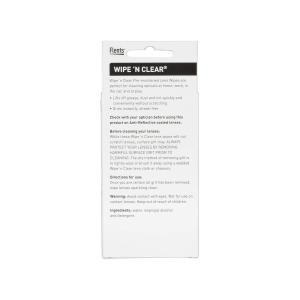 Flents Wipe 'N Clear Lens Wipes, Pre-Moistened