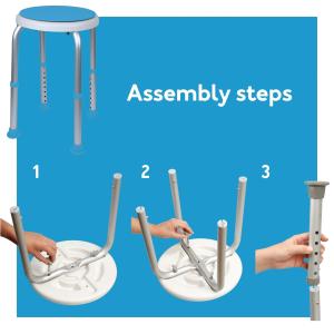 Carex Swivel Shower Stool