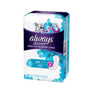 Always Discreet Incontinence Pads Light Regular Length