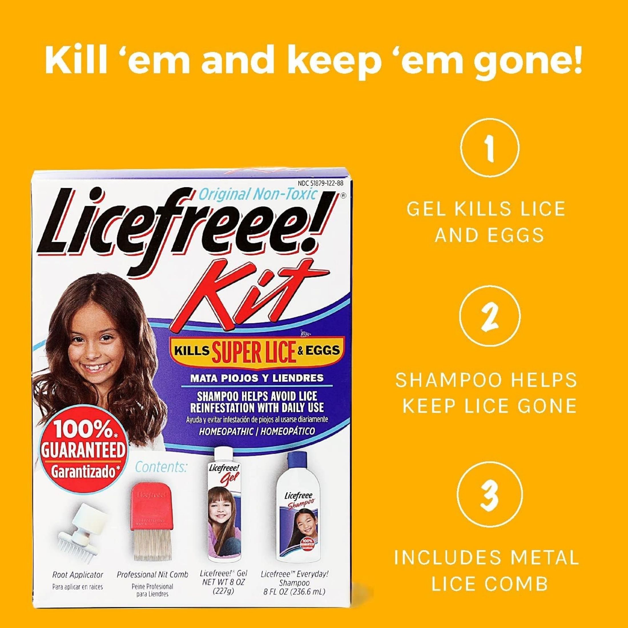 Licefreee! Non-Toxic Original Lice Treatment Kit 4