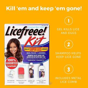 Licefreee! Non-Toxic Original Lice Treatment Kit 4