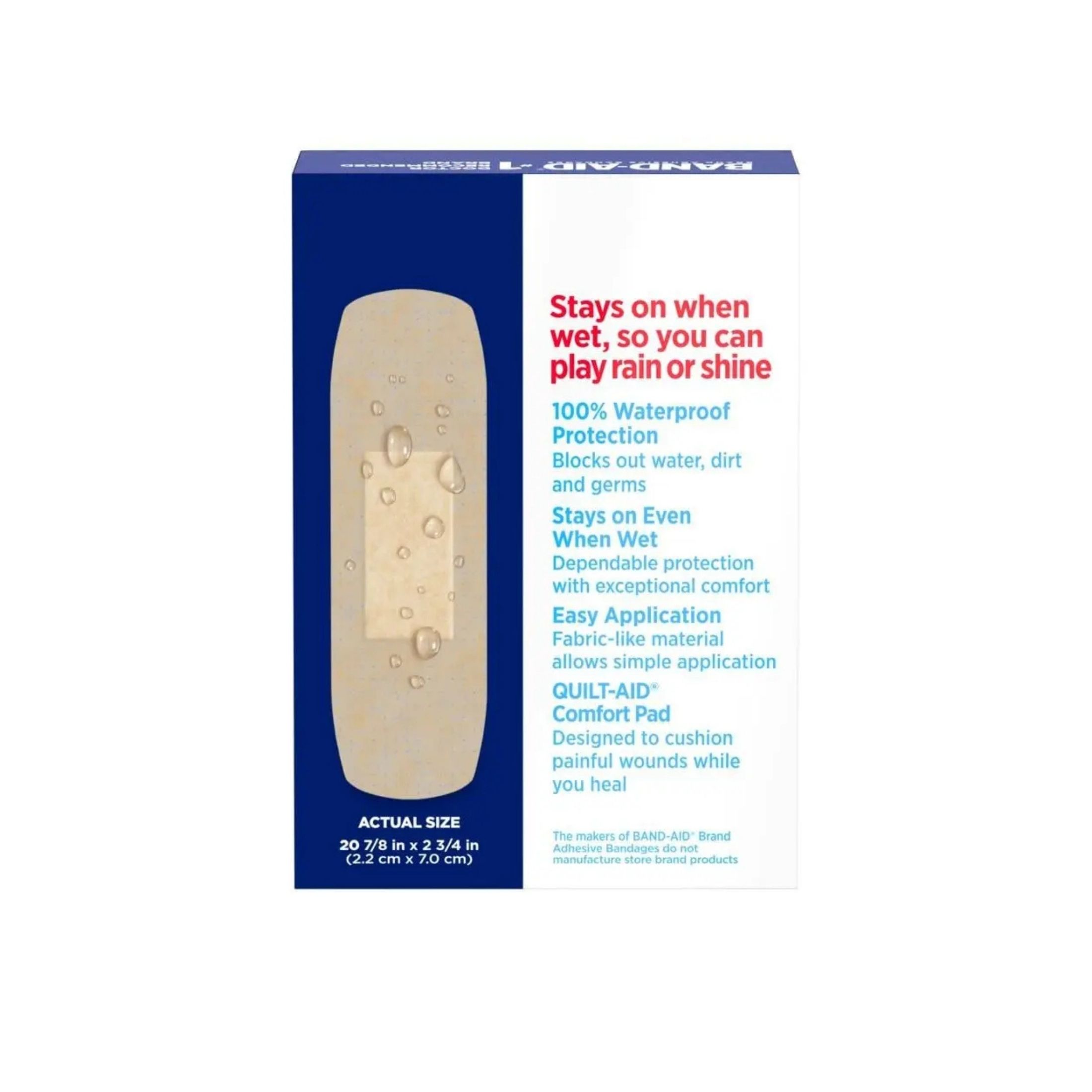 Band-Aid Brand Water Block Flex All One Size Adhesive Bandages