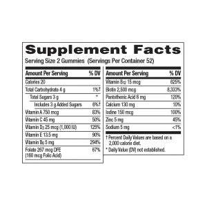 Centrum Multivitamin & Beauty Dietary Supplement Gummies - Cherry Berry & Orange - 90ct