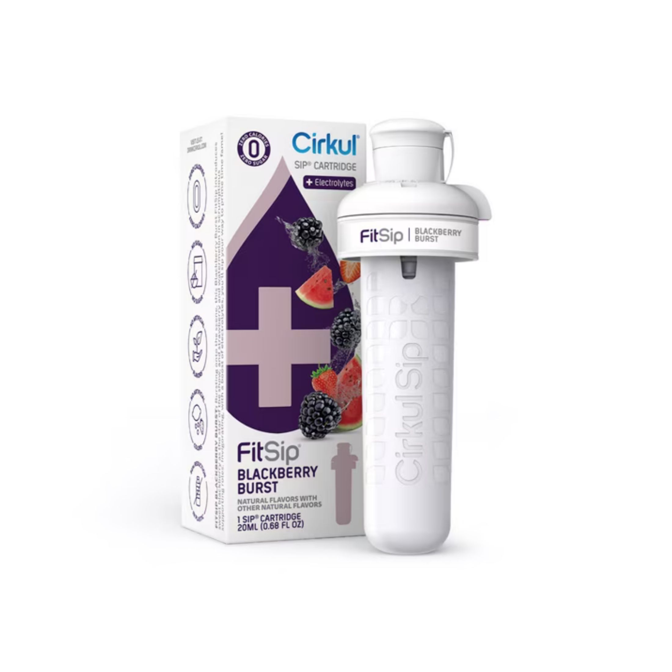 Cirkul FitSip Blackberry Burst Flavor Cartridge, Drink Mix
