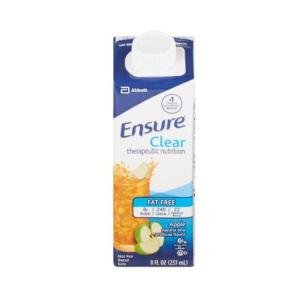 Abbott Nutrition Ensure Clear Therapeutic Apple Ready-to-Drink 8 Fl Oz Cartons