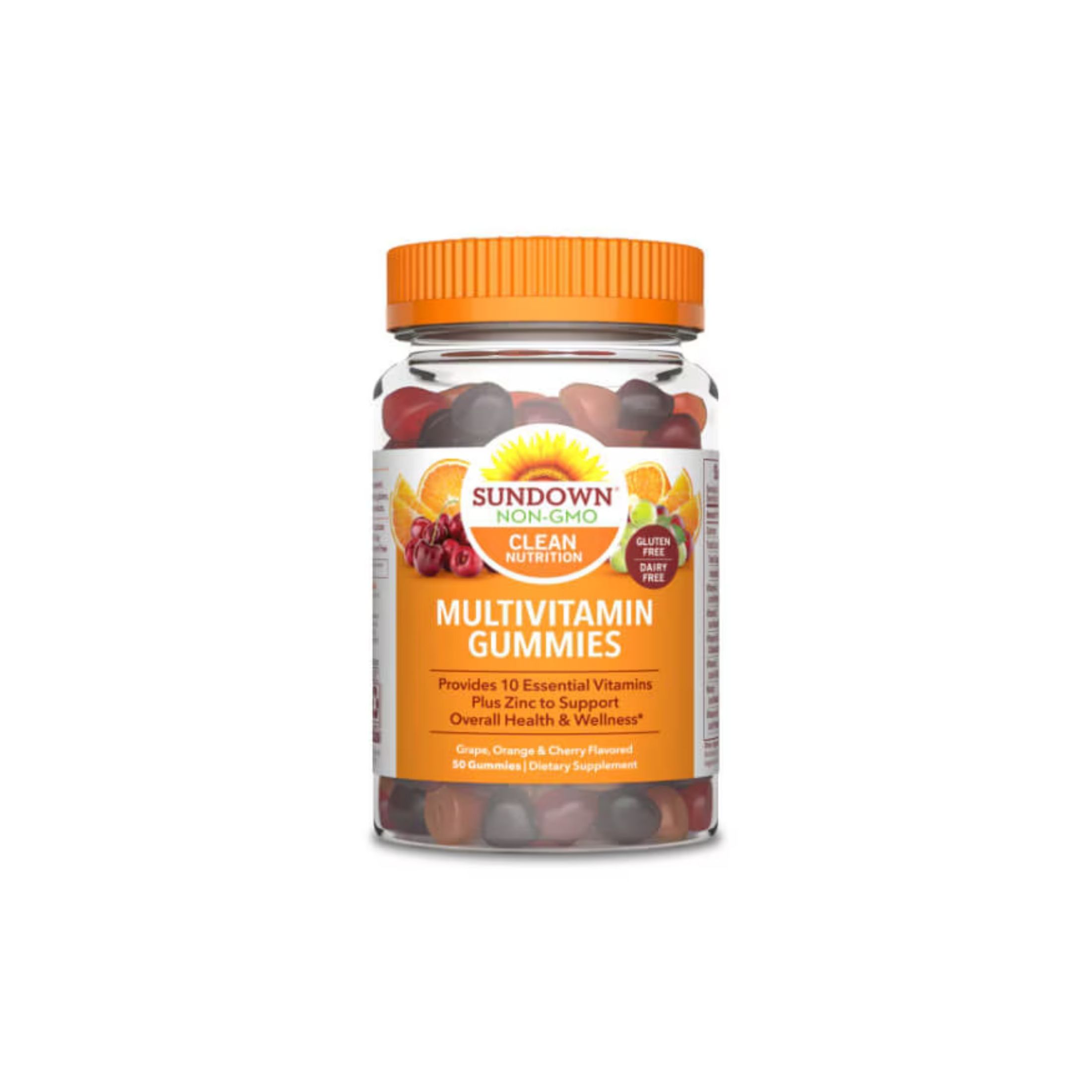 Sundown Naturals Multivitamin Gummies, Cherry/Orange/Grape