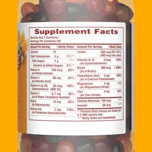 Sundown Naturals Multivitamin Gummies, Cherry/Orange/Grape