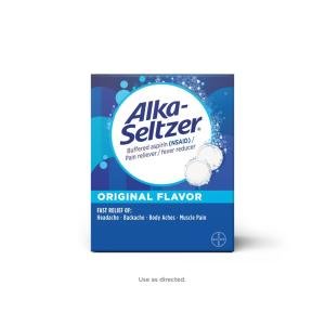 Alka-Seltzer Pain Reliever/Fever Reducer, Effervescent Tablets, Original Flavor
