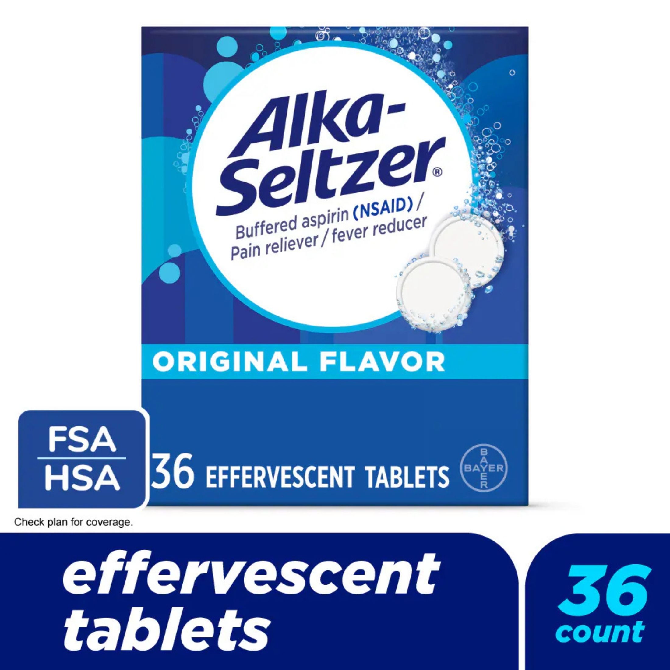 Alka-Seltzer Original Effervescent Tablets Antacid