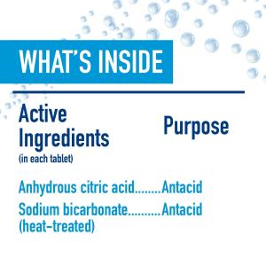 Alka-Seltzer Heartburn Relief, Lemon Lime, Effervescent Tablets