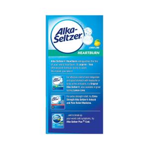 Alka-Seltzer Heartburn Relief, Lemon Lime, Effervescent Tablets
