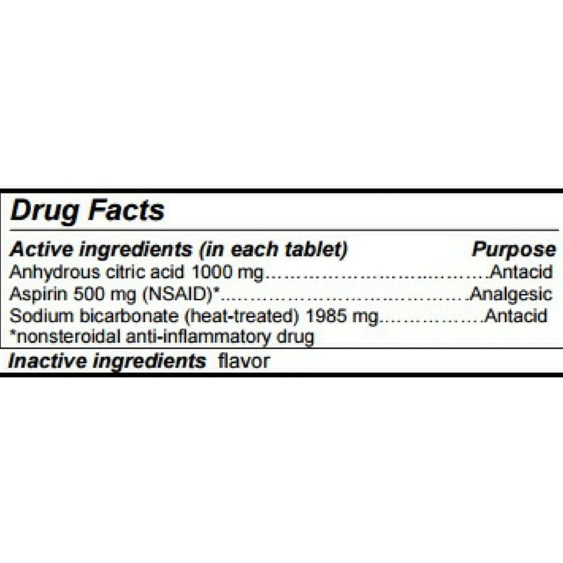 Alka-Seltzer Extra Strength Antacid Effervescent Tablets