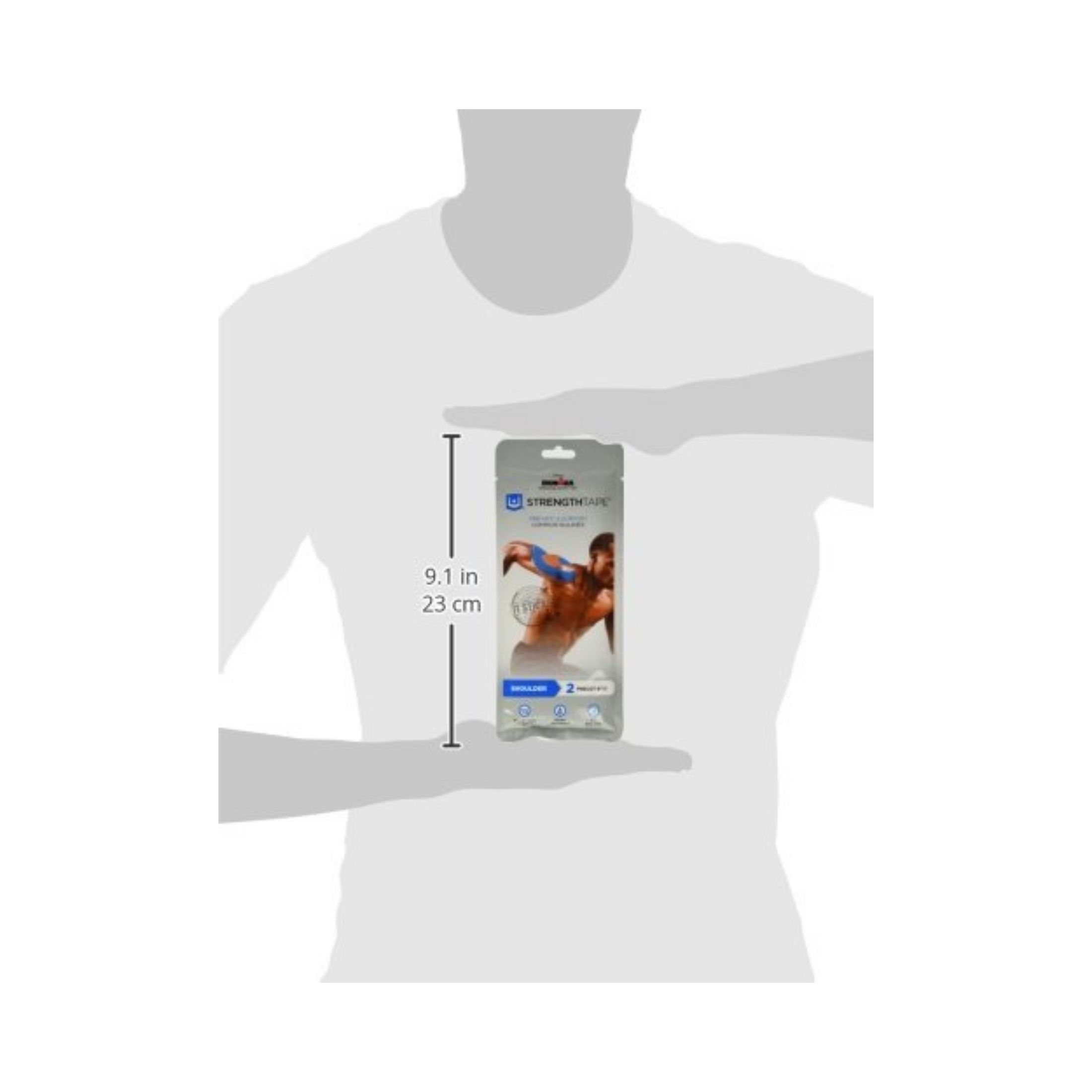 StrengthTape Kinesiology Kit Foot Ankle 6 Precut Strips