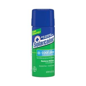 Solarcaine Cool Aloe Burn Relief Spray 4.5 Oz Aerosol