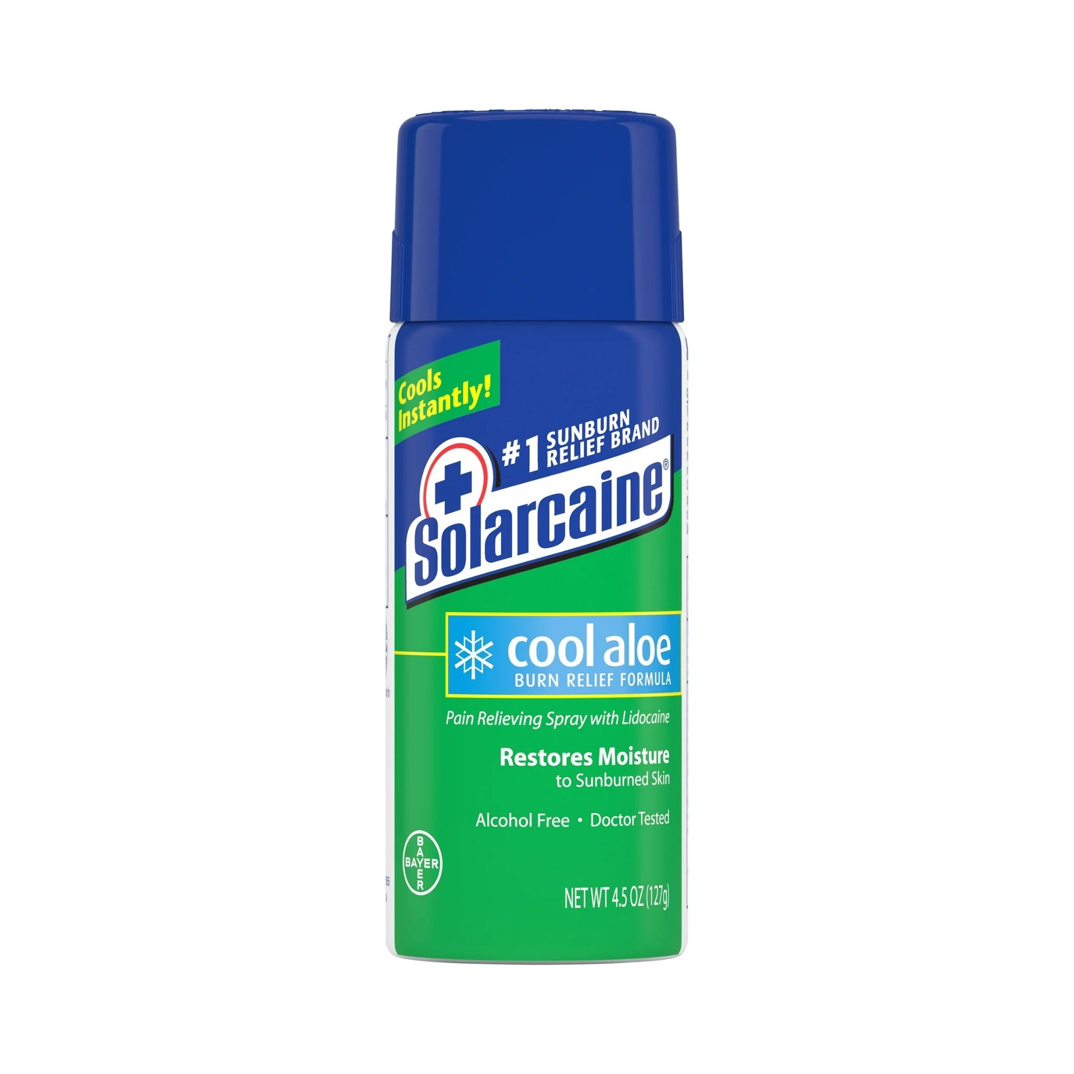 Solarcaine Cool Aloe Burn Relief Spray 4.5 Oz Aerosol